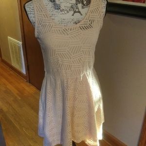 Material Girl nude fit &flare dress